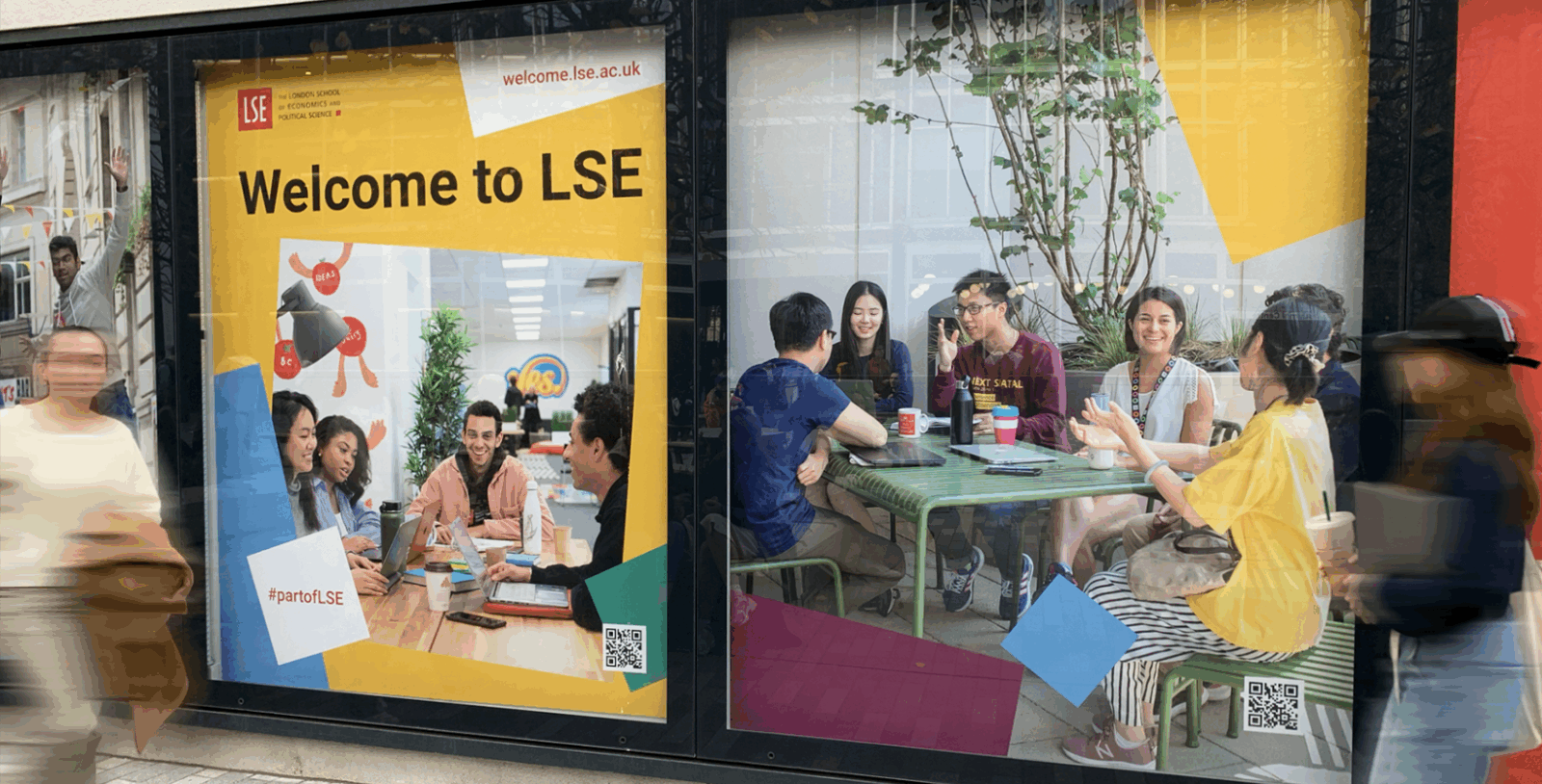 Photo of the LSE Brand on campus